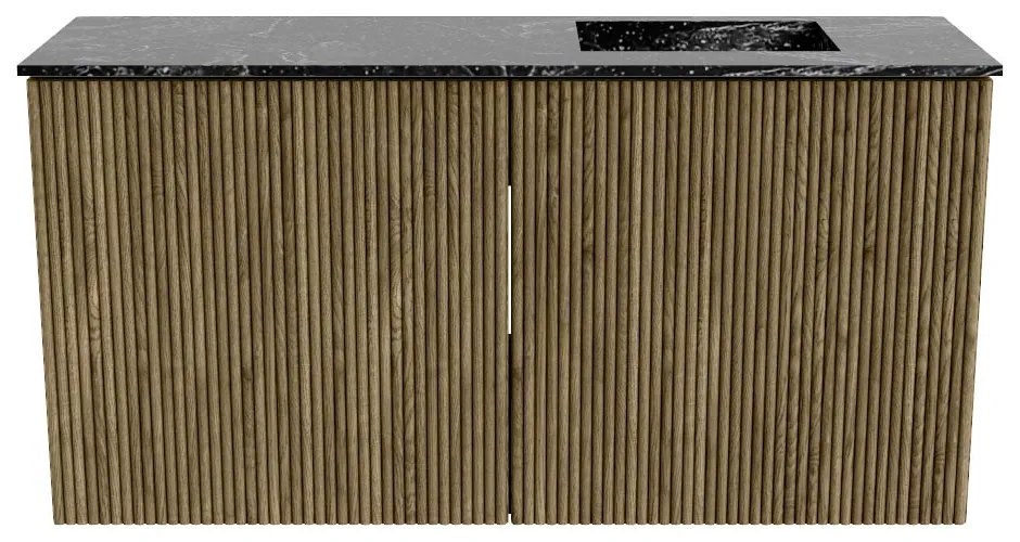 Mondiaz Joya DLux 80cm toiletmeubel dusk met wastafel faye rechts 1 kraangat lava