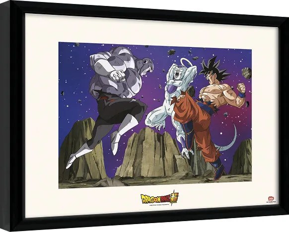 Ingelijste poster Dragon Ball - Beatin Jiren