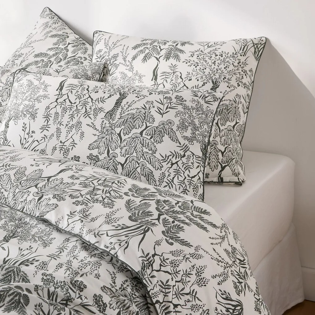 Kussensloop van gewassen perkaal katoen, Roxane