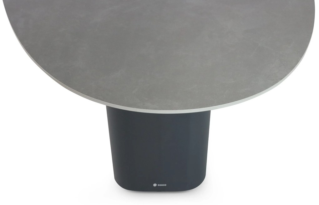 Tuinset 6 personen 240 cm Aluminium/rope Grijs Coco Vedra/Weave