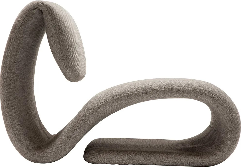 Dan-Form Dubna Design Lounge Stoel Boucle Pebble Earth