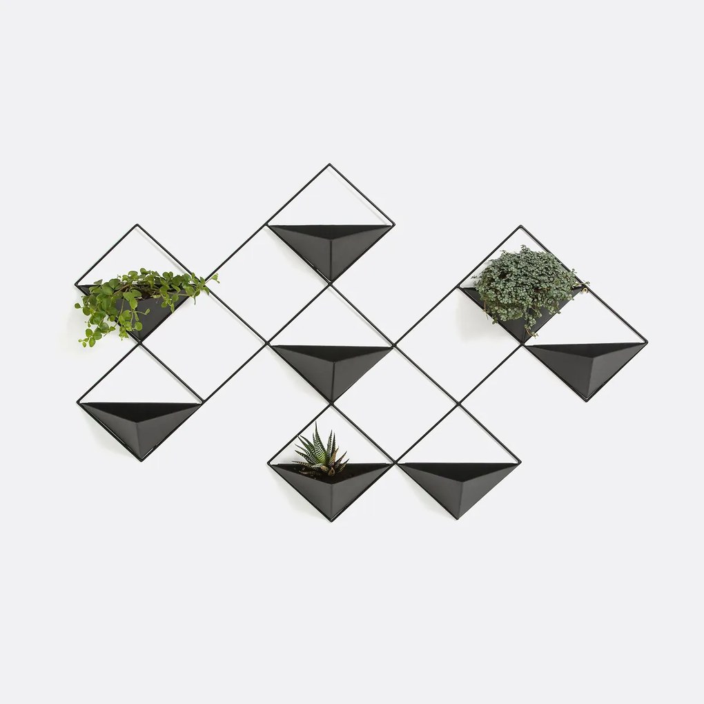 Metalen bloemenrek voor aan de muur Ikebana