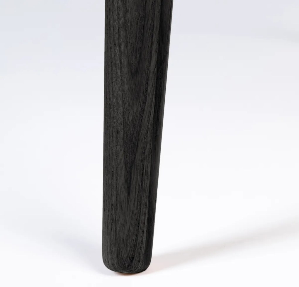 Zuiver Barbier Black Zwart Retro Nachtkastje - 45x45x59cm.