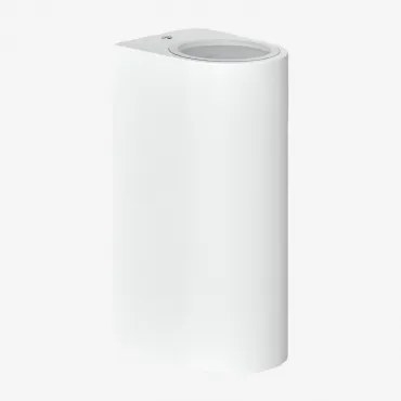 Wandlamp Voor Buiten In Aluminium Met 2 Lichtpunten Pevot Design Wit - Sklum