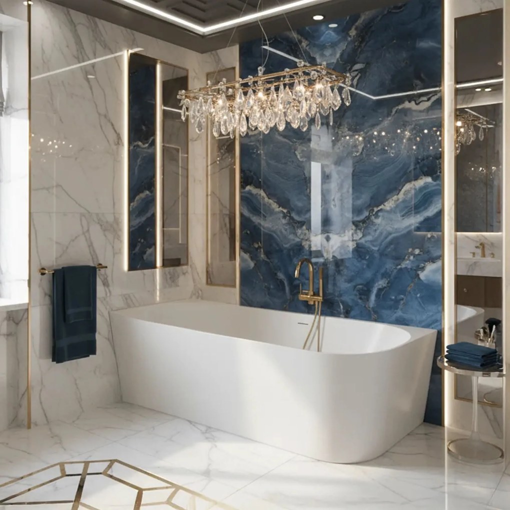 Hoekbad van acryl Bellanto Slim 170 Links