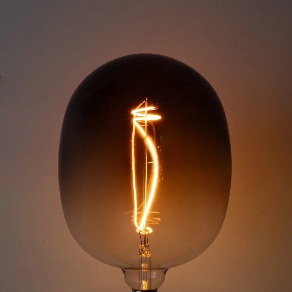 E27 dimbare LED lampen G170 bruin 4,9W 130 lm 1800K
