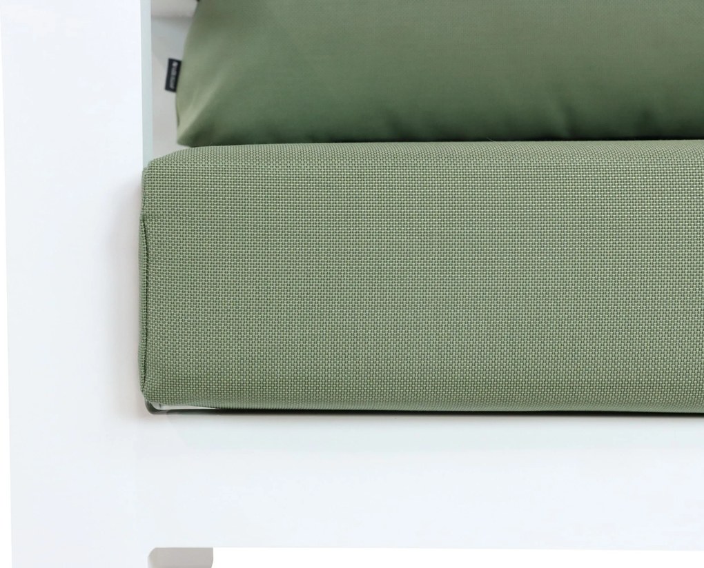 Hoek loungeset 6 personen Aluminium Wit Lifestyle Garden Furniture Luca