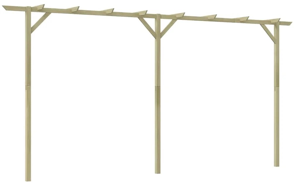 vidaXL Pergola 410x40x203 cm hout