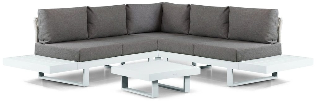 Hoek loungeset 5 personen Aluminium Wit  Lifestyle Garden Furniture Lorenzo