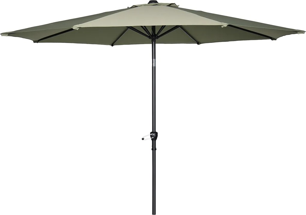 Garden Impressions Lotus stokparasol Ø300 cm - olijf