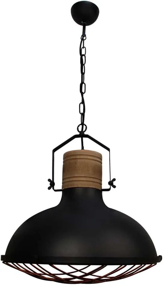 Brilliant hanglamp Emma - zwart/naturel - Leen Bakker