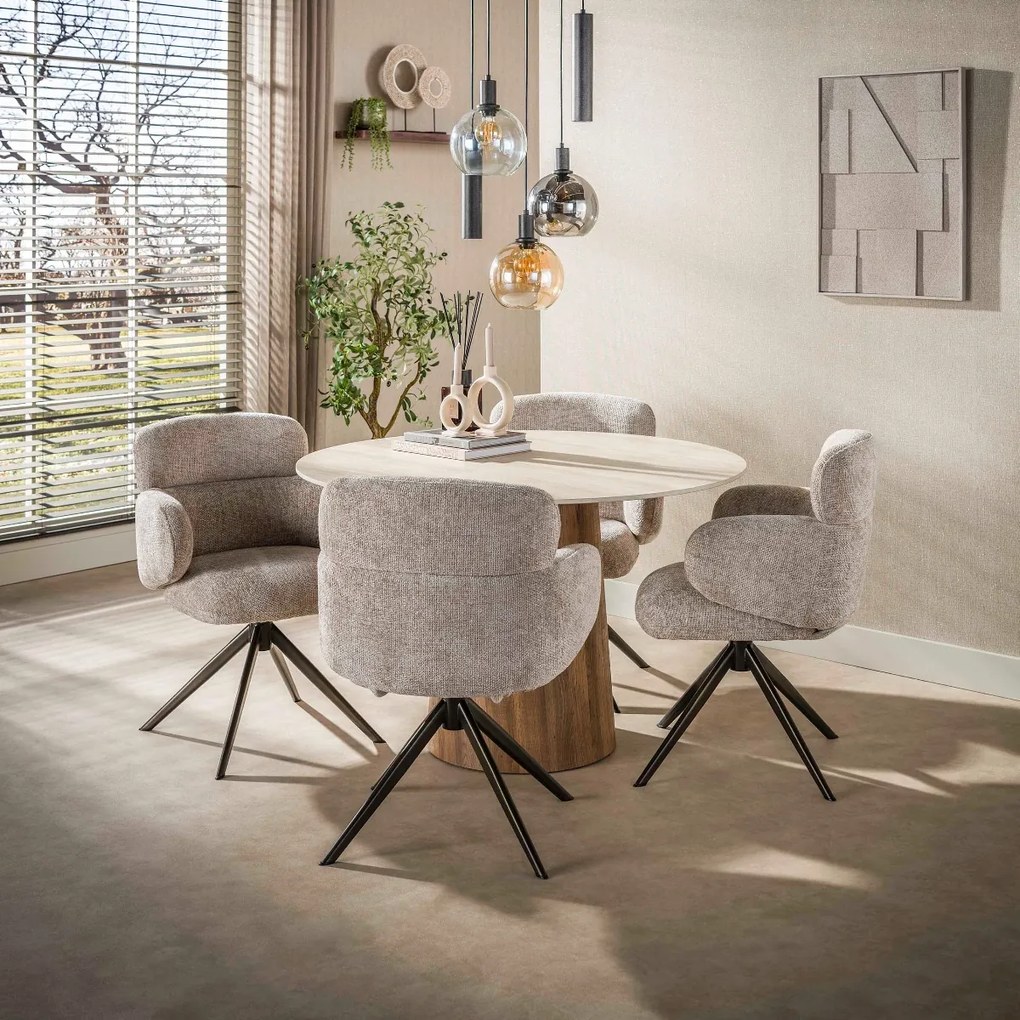 Comfortable Eetkamerstoel Draaibaar