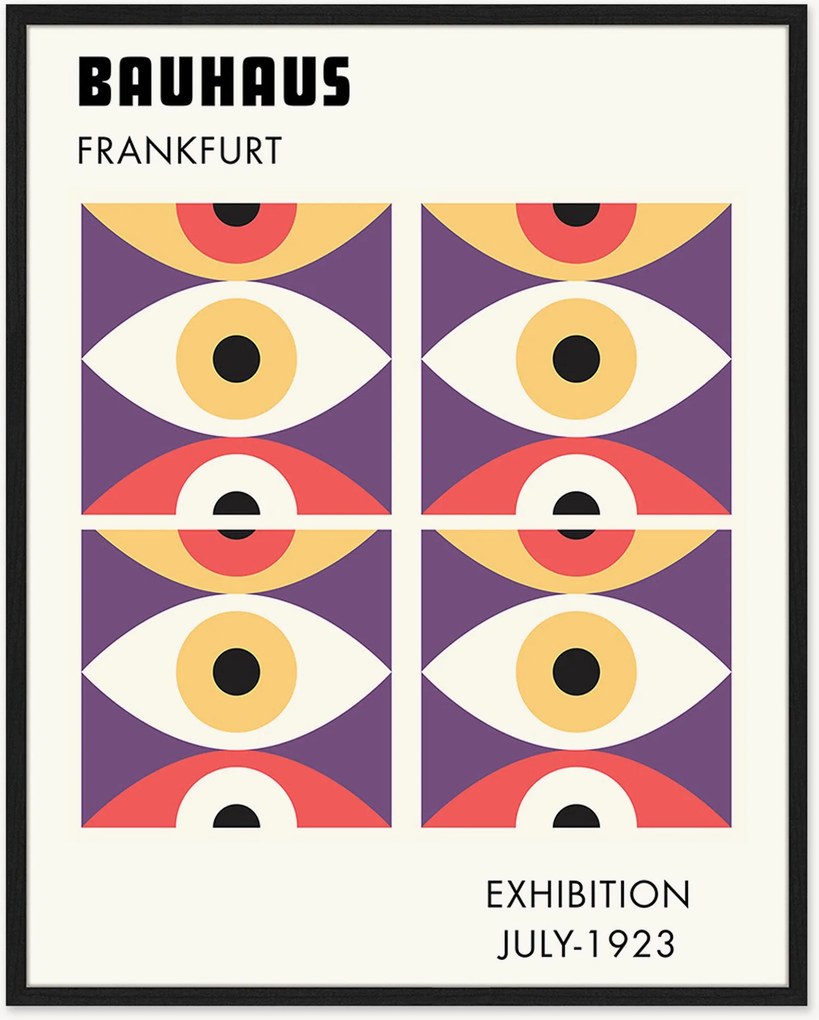 Ingelijste digitale print Bauhaus Frankfurt Exhibition