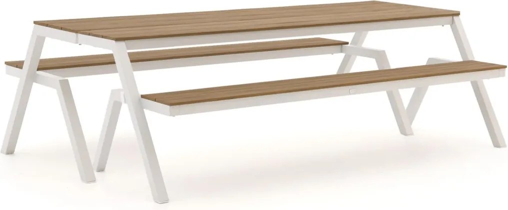 Picknickset Bellagio  | 6 personen | Tuinset polywood | 2-delig | 220x166cm | Kees Smit Tuinmeubelen