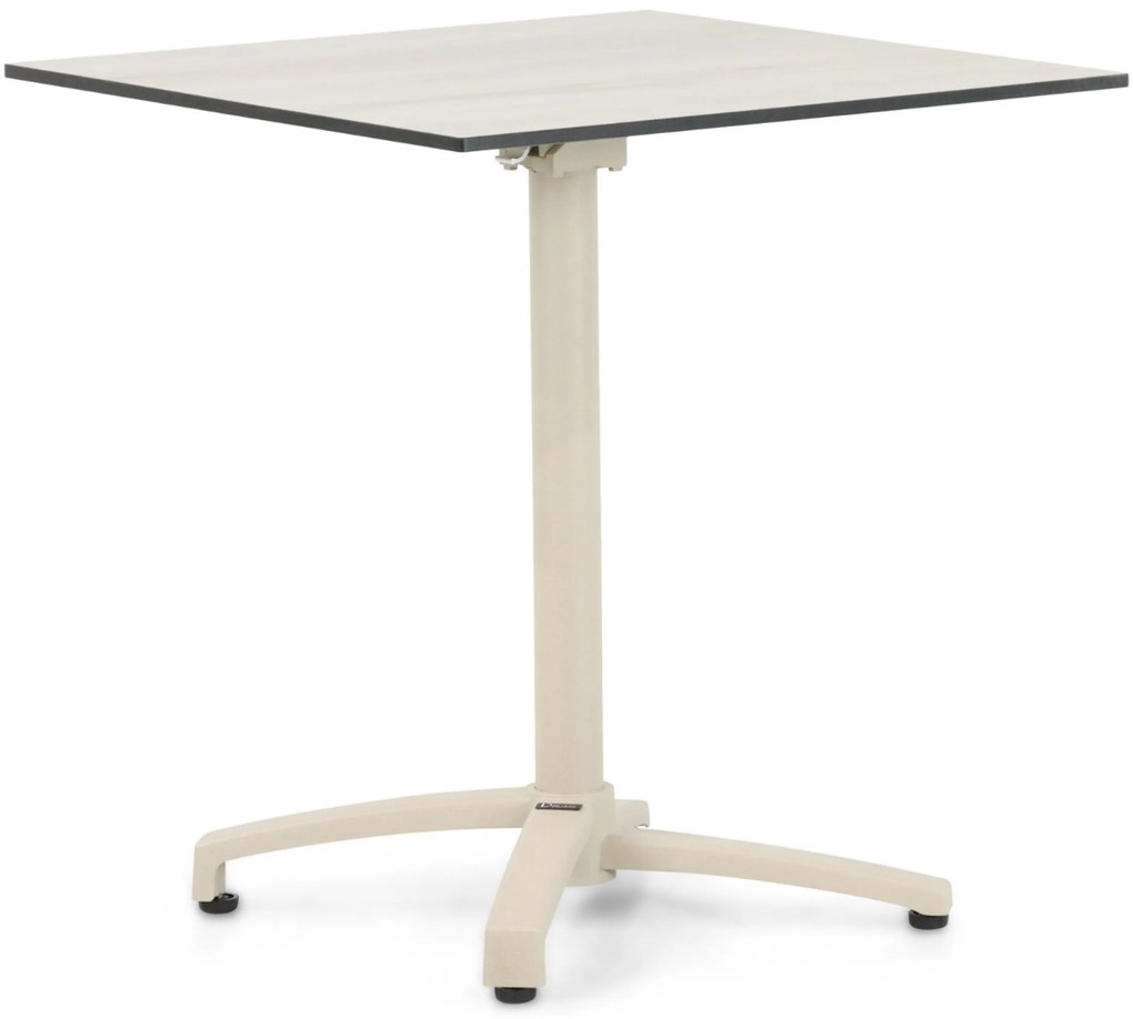 De Laan Projects Laan Marano Bistrotafel X Aluminium Taupe