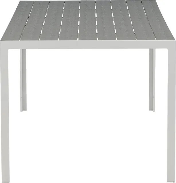 The Outsider Tuintafel - Toscane - Wit/Grijs - Alu/Polywood - 205x90 cm - The Outsider