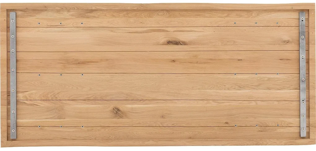 Goossens Eettafel Blade, Boomstamblad 200 x 100 cm 5 cm dik