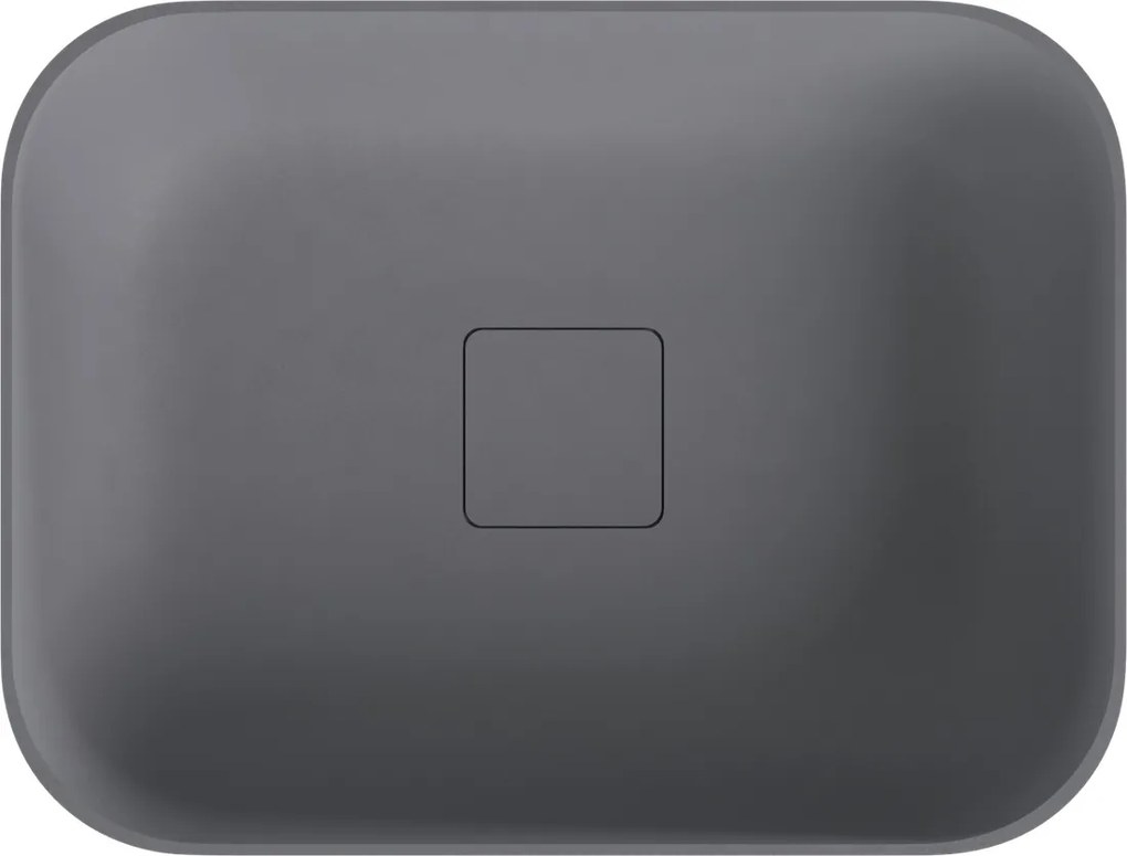 Polysan Banera waskom vierkant 50x36cm grijs mat