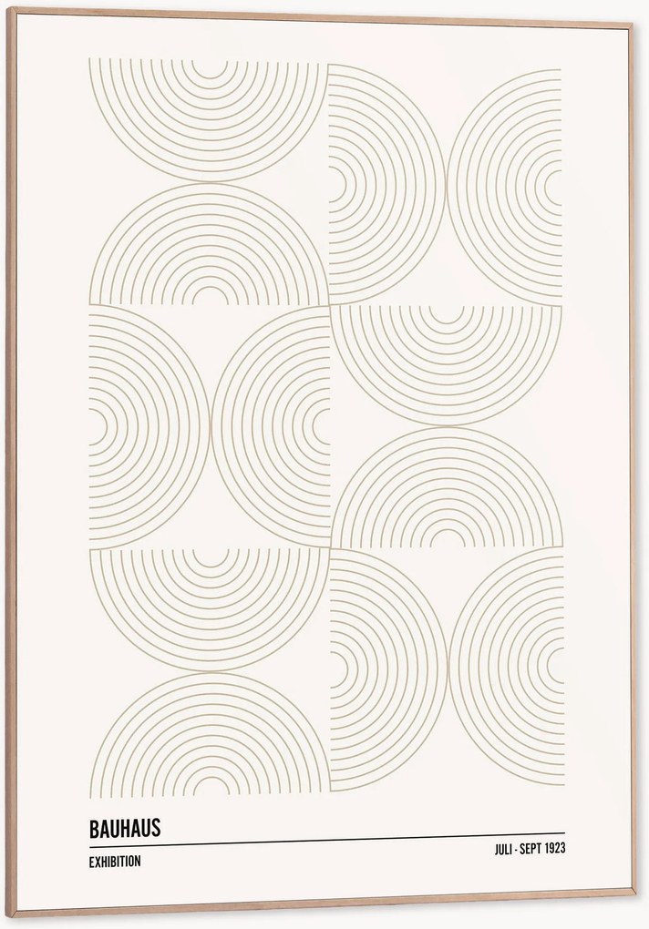 Ingelijste digitale print Bauhaus