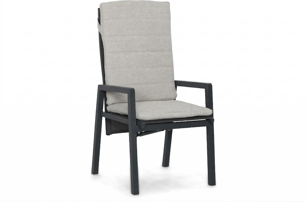 Tuinset 2 personen 909 cm Aluminium Grijs Lifestyle Garden Furniture Vivaro/Creta