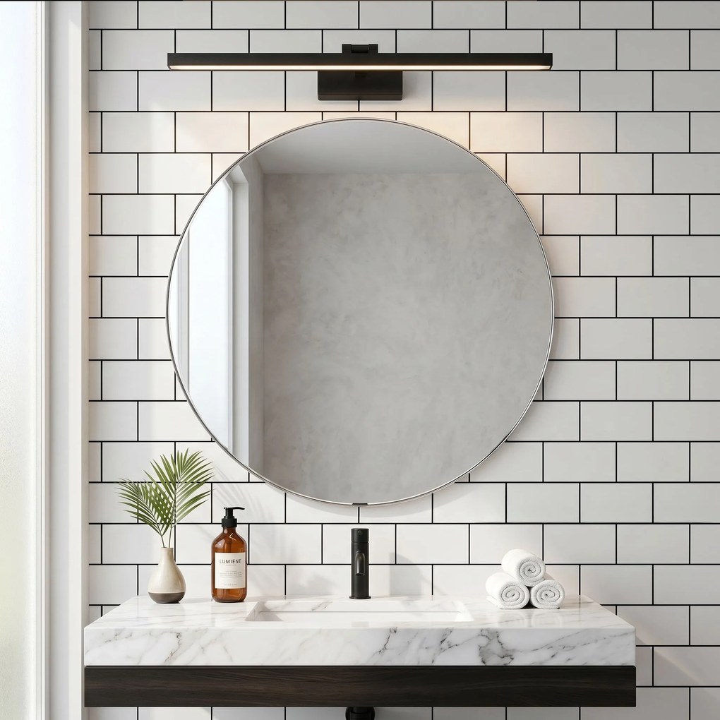 Badkamer LED-wandlamp APP1868-1W 80 cm Black