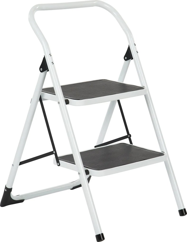 Escalo big step wit wit - Keukentrap met brede treden - 2 treden