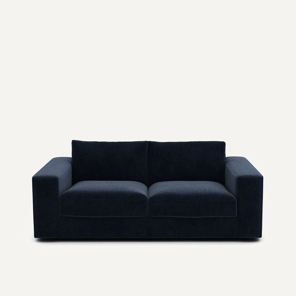 Compacte bank 3-zit in fluweel, Skander