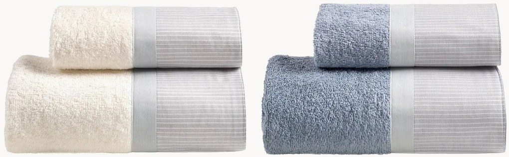 Katoenen badstof handdoekenset Pais, 4-delig