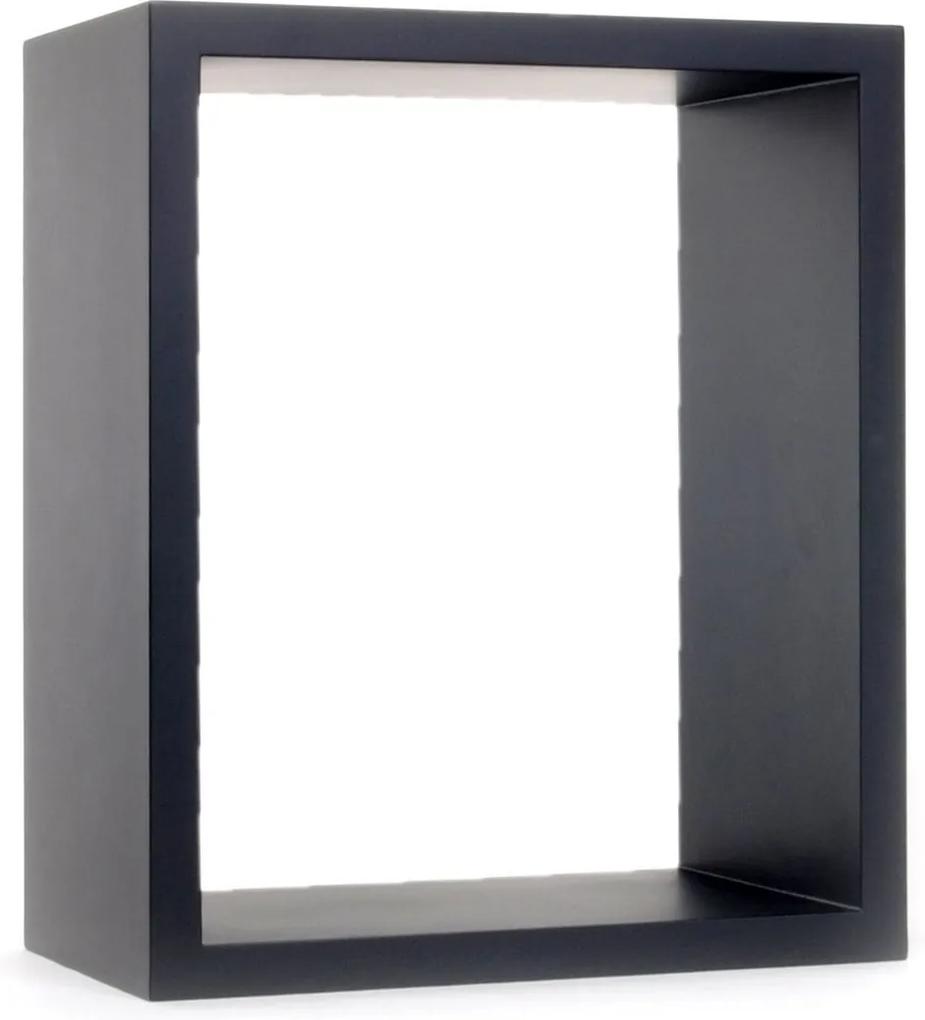 XLBoom | Vista Wall Cube small: lengte 25 cm x breedte 30 cm x diepte 15 cm koffiebruin decoratieve wandobjecten hout met | NADUVI outlet