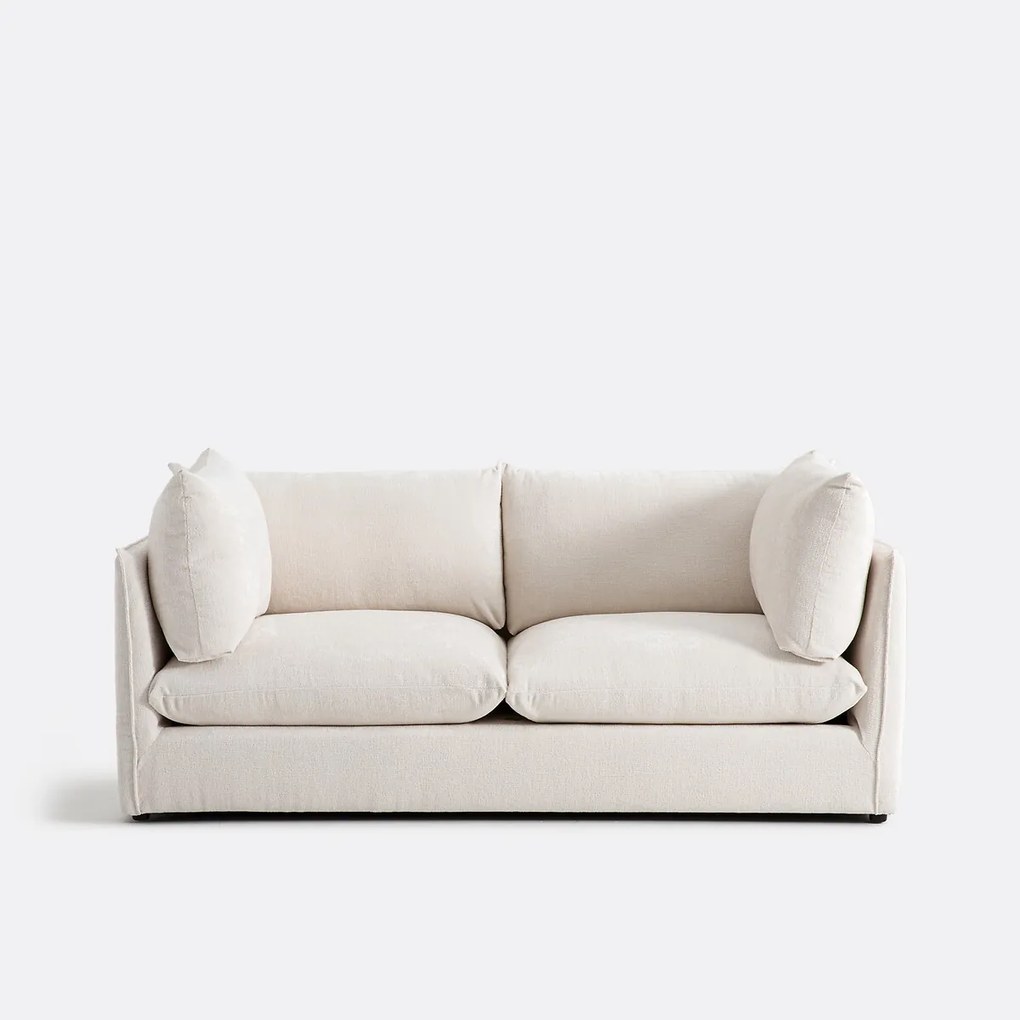 Bank 3-zit, getexureerd dik fluweel, Malo