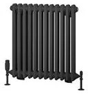 Eastbrook Rivassa 2 koloms radiator 55x60cm staal 756W antraciet