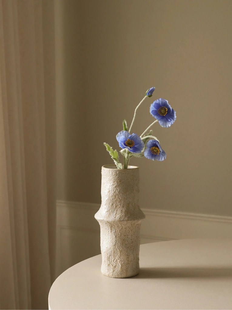 Kunstbloemenboeket Blue Poppy