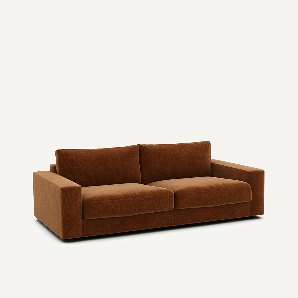 3-zits slaapbank, chenille fluweel, Skander
