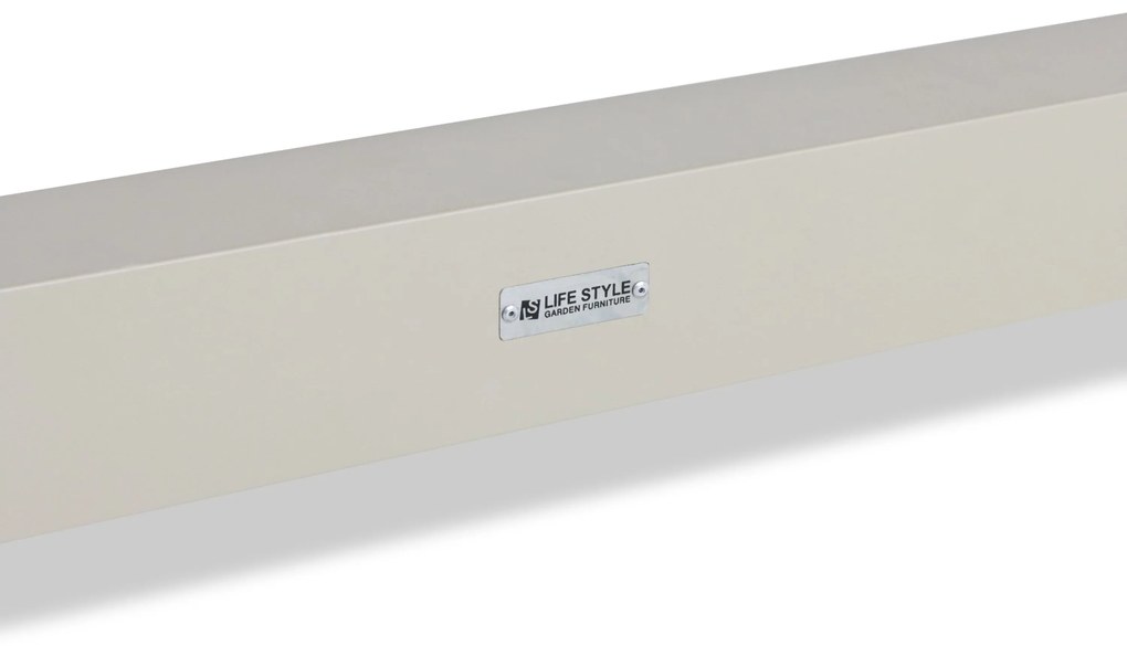 Tuinset 6 personen 260 cm Aluminium Zand/Beige Lifestyle Garden Furniture Timo/San