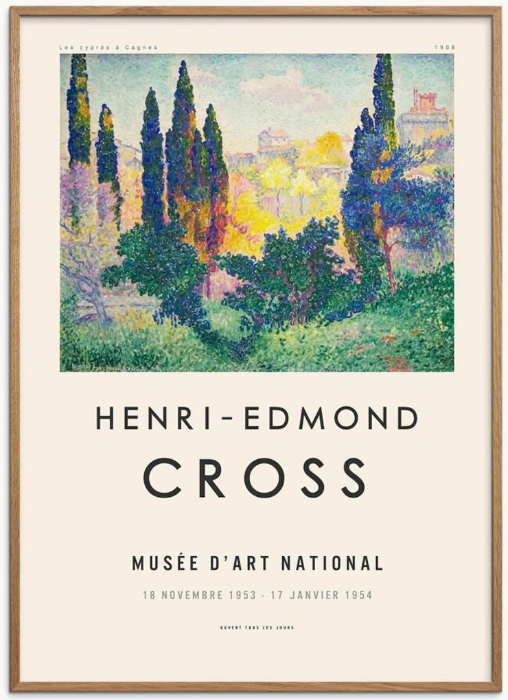 Ingelijste digitale print Henri Edmond