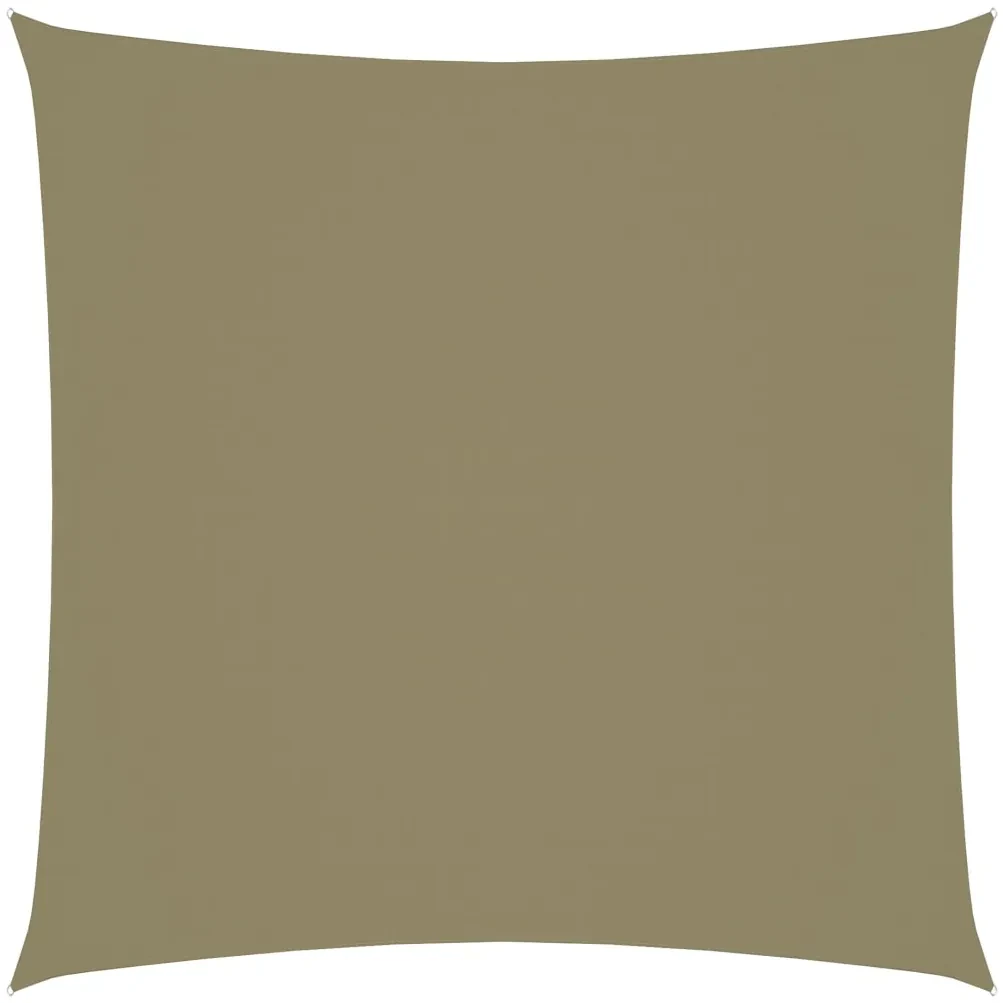 vidaXL Zonnescherm vierkant 7x7 m oxford stof beige