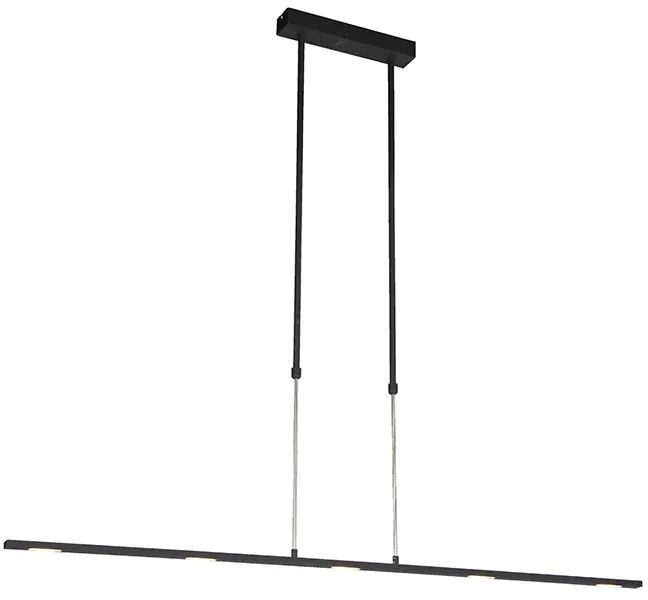 Eettafel / Eetkamer Moderne hanglamp zwart incl LED dimbaar - Bold Design, Modern Binnenverlichting Lamp