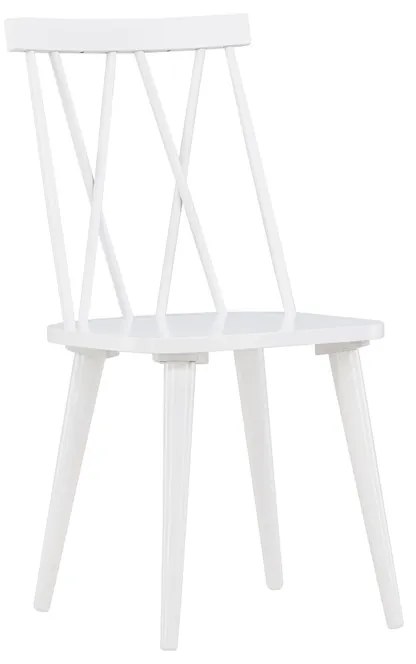 Jörn Eetkamerstoel - Lena - Wit - Rubberhout - Jörn