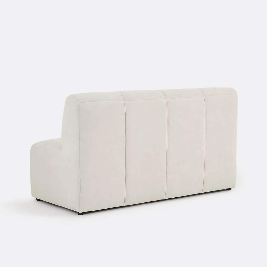 Modulaire bank, 3-zits, van fijn chenille, ANETA