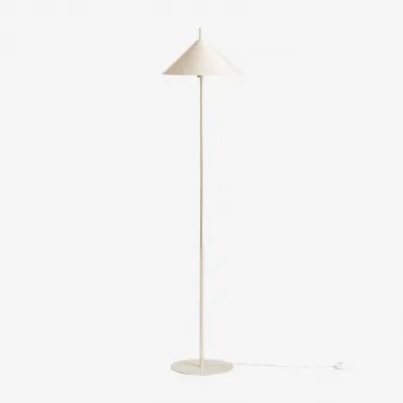 Staande Lamp Van Ijzer Aziel Tapioca Beige - Sklum