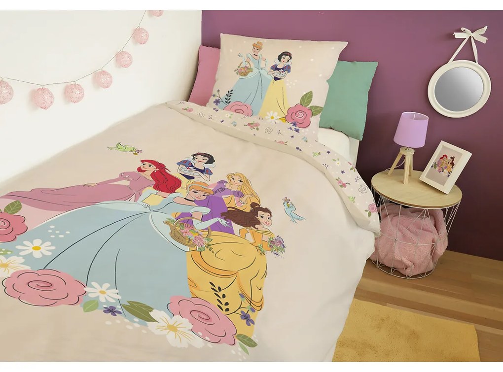 Bedset in katoen, Princesse Flowers