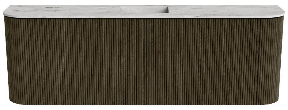 Mondiaz Joya DLux 125cm toiletmeubel ronding links/rechts shadow met wastafel faye midden 1 kraangat glace