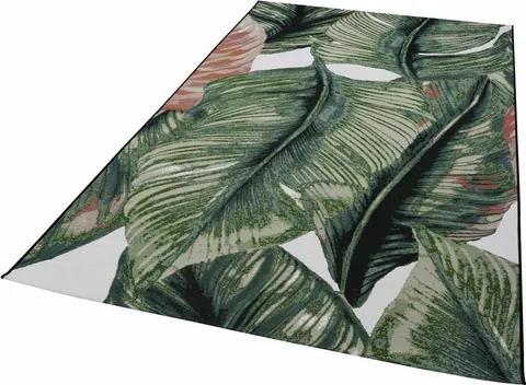 Vloerkleed, »Garden Leaf«, Tom Tailor, rechthoekig, hoogte 30 mm, machinaal geweven