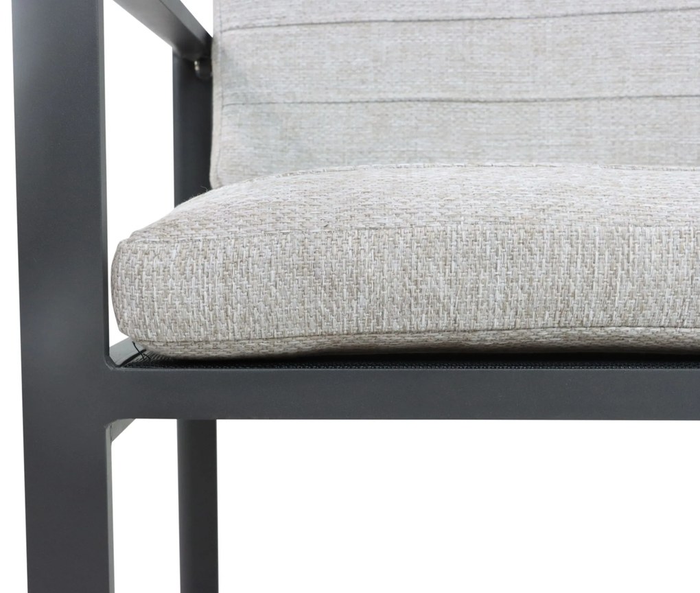Tuinstoel Aluminium Grijs-antraciet Lifestyle Garden Furniture Nuno