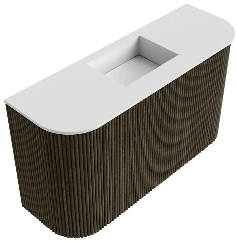 Mondiaz Joya 75cm toiletmeubel ronding links/rechts shadow met wastafel faye midden zonder kraangat talc