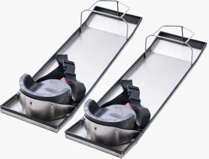 VEVOR Concrete Knee Boards Afmetingen Betonnen Plaat 70 x 20 x 10 cm RVS Boards met Kniebeschermers Gewicht van het Artikel 5,1 kg Sliders for Concrete, Knieplank in Cement voor het Afwerken van Beton