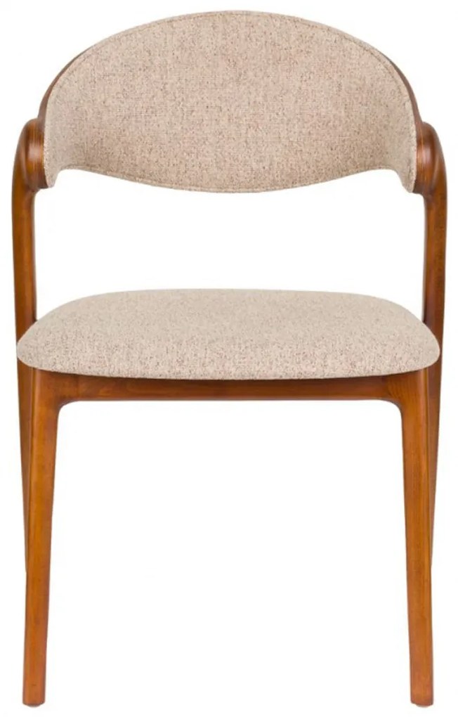 Dutchbone Babington Vintage Stoel Walnoot