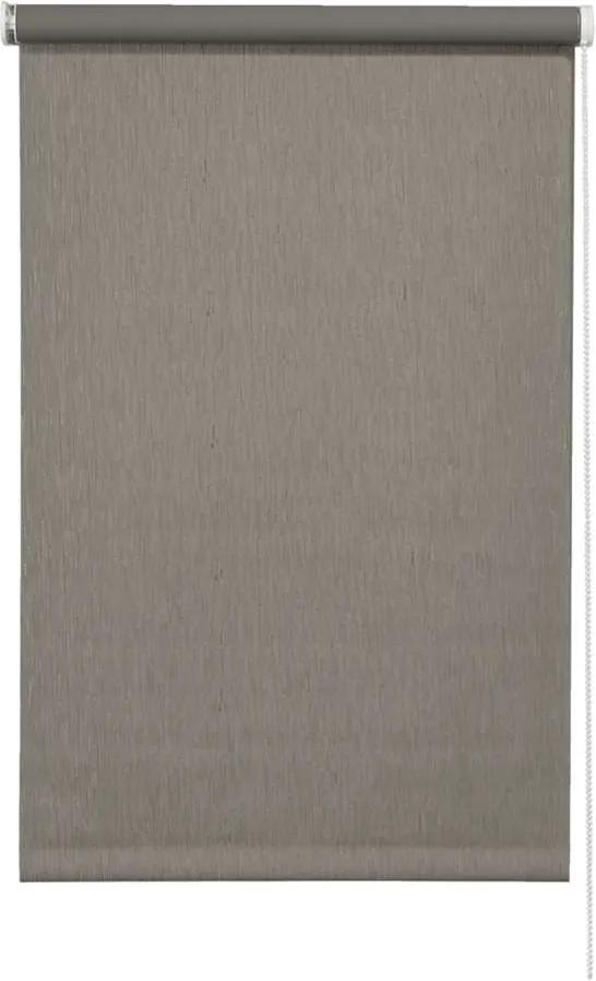 Rolgordijn verduisterend - dessin warm grijs - 60x190 cm - Leen Bakker