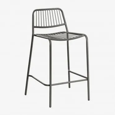 Pak Van 4 Elton Stapelbare Hoge Krukken Zwarte Koolstof & ↑65 Cm - Sklum