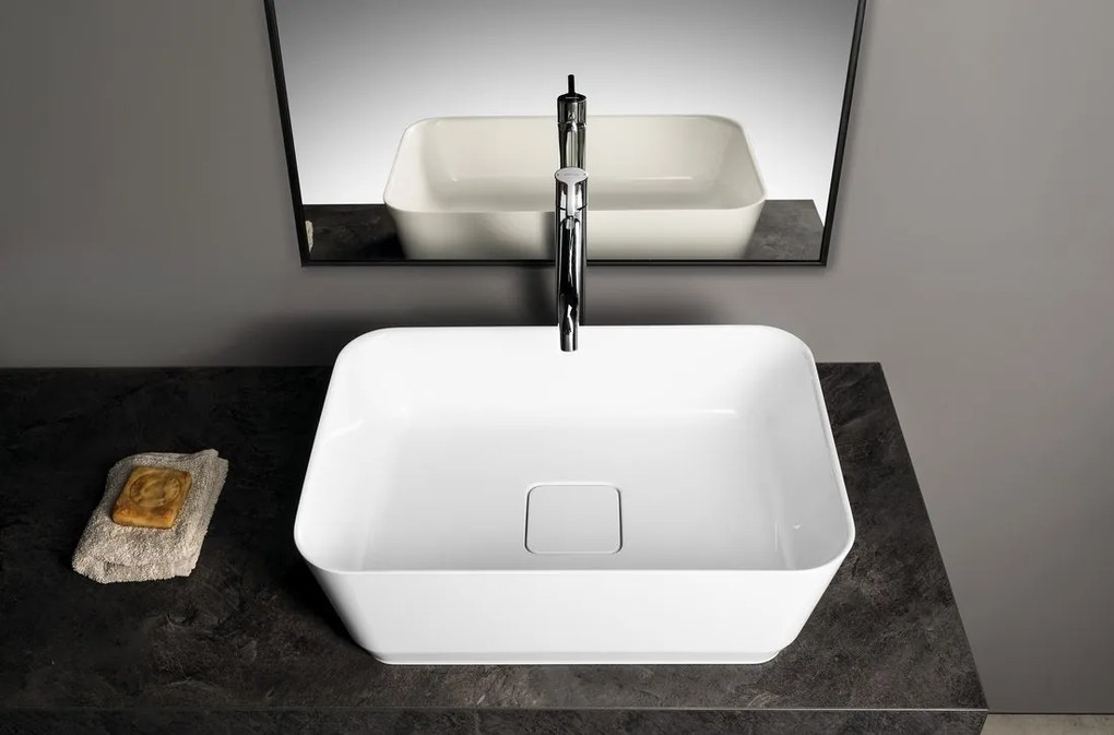 Polysan Banera waskom vierkant 50x36cm wit glans